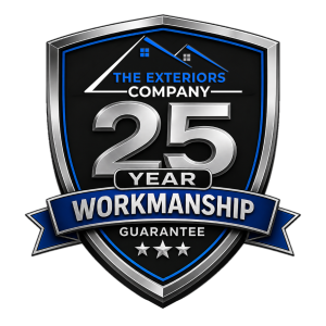 The Exteriors Company 25 Year Workmanship Badge