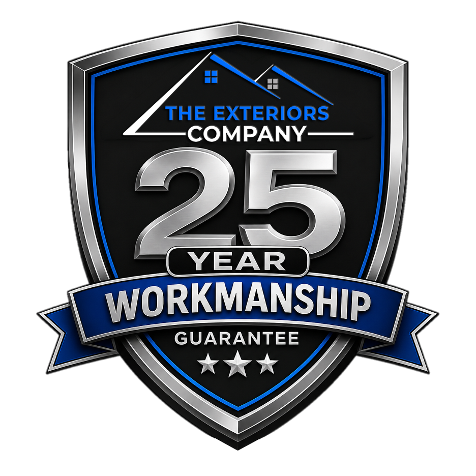 The Exteriors Company 25 Year Workmanship Badge