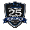 The Exteriors Company 25 Year Workmanship Badge